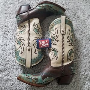 Tony Lama vaquero - espresso brown Cassidy boots